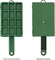 4 Pieces Floral Foam Cage Floral Foam for Fresh Flower Arrangement with Handle Rectangle Foam Blocks for Wedding Party Artificial Fresh Flowers, 12.4 x 3.35 x 5.12 Inch, Green